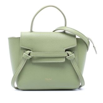 Celine Pre-owned Celine Pico Grained Calfskin Belt Bag U-AT-0271 U-LM-0291