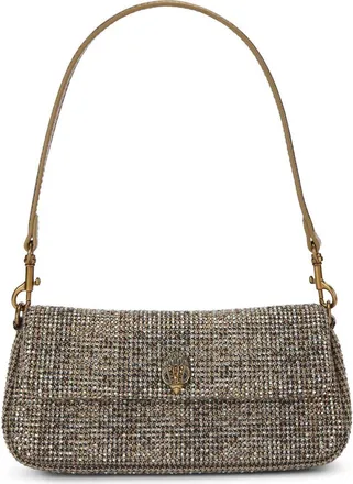 Kurt Geiger Pickle Drench Quilted Leather Shoulder Bag in Beige Comb at Nordstrom