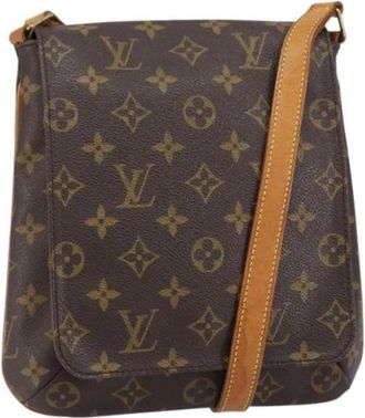 Louis Vuitton Pre-owned Vintage Cross Body Tas - Dames - Vintage Schoudertas - Bruin - ONE Size - Vintage