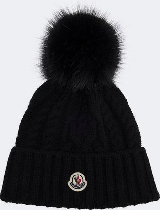 Moncler Gorro en mezcla de lana y cachemir
