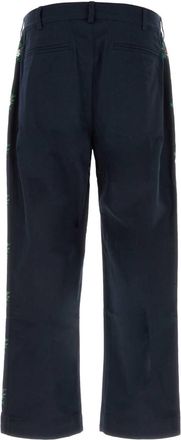 Baziszt Mens Pants Navy Cotton