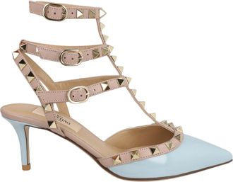 Valentino Rockstud Caged Patent Leather Pumps