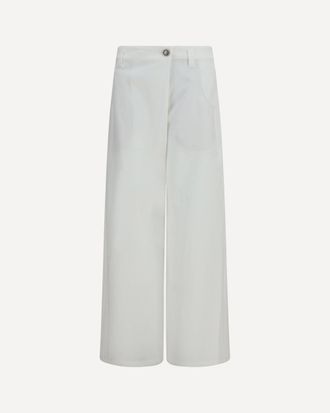 Brunello Cucinelli Straight-leg cotton Pants Female 44