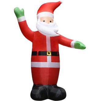 vidaXL Pap&aacute; Noel Inflable Con Led Adorno Navide&ntilde;o Ip44 4,5 M Vidaxl