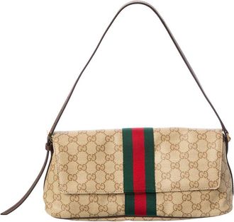Gucci Madison Medium Gg Coated Canvas & Leather Shoulder Bag