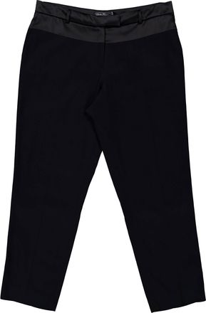 Ferragamo Ferragamo Cady Parte Opaca Tailored Trousers in Black, Brand Size 48 ( US Size 14 )