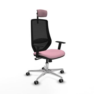 Piqueras y Crespo Piqueras Y Crespo Silla Mardos Silla De Oficina Rosa Ajustable