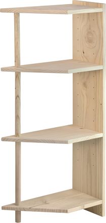 Astigarraga &Eacute;tag&egrave;re DAngle Bois Optimisation DEspace En Bois Massif - Astigarraga