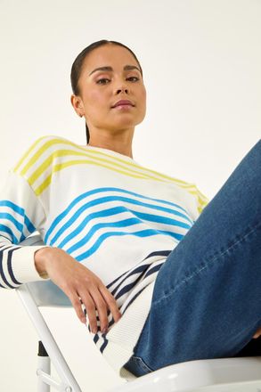 Roman Stripe Knit Jumper