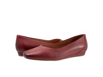 Softwalk Vellore Womens Shoes Dark Red : 6.5 W (D), Nappa