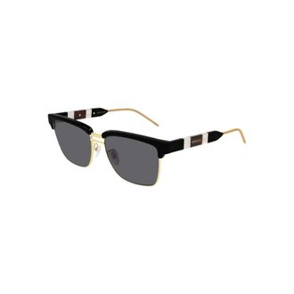Gucci Square Sunglasses - male - Gucci - Sunglasses - Black - 56 MM - Accessories