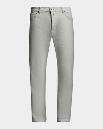 Kiton Men & apos;s Corrabo Stretch Cotton Straight Leg Five-Pocket Pants