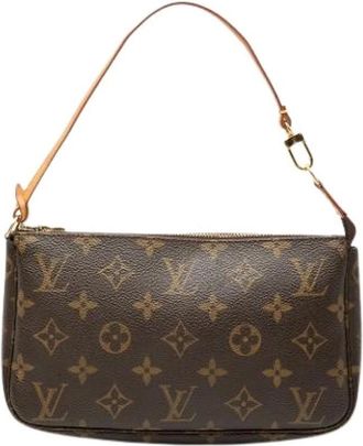 Louis Vuitton Pre-owned Shoulder Bags, female, Brown, Size: ONE SIZE Pre-owned Vintage Shoulder Bag