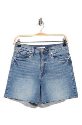 STS Blue Layne High Waist Raw Hem Shorts in Kona at Nordstrom Rack, Size 26