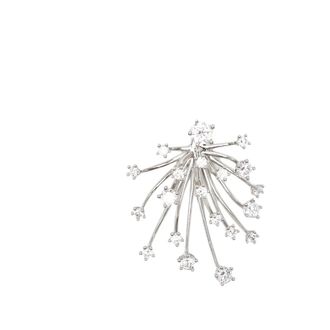 Panconesi P Oorbellen Klein - Dames - Oorbellen - Wit - ONE Size - Accessoires