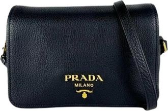 Prada Pre-owned Vintage Schoudertas - Dames - Vintage Schoudertas - Zwart - ONE Size - Leer - Vintage