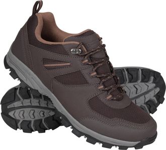 Mountain Warehouse Heren Mcleod Outdoor Breed Loopschoenen (Donkerbruin)