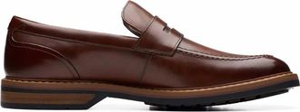 Clarks Slip-On Loafers - Heren - Loafers - Bruin - 44 1/2 EU - Leer - Schoenen