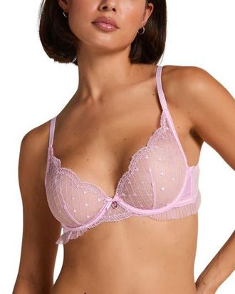 Hunkem&ouml;ller Cordelie Non-Padded Underwired Bra in Pirouette at Nordstrom, Size 32Dd