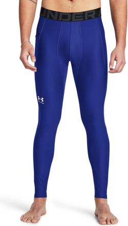 Under Armour Mens HeatGear Leggings, (400) Royal / / White, Medium Tall