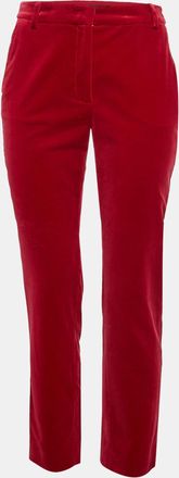 Max Mara Pink Velvet Regular Fit Jeans S Waist