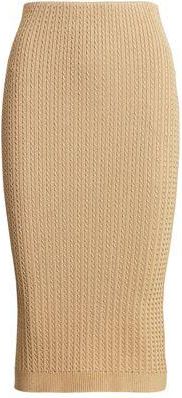 Ralph Lauren COTTON-BLEND CABLE-KNIT SKIRT