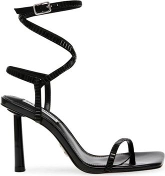 Steve Madden Ensure-S High Heel Sandalen - Dames - Sandalen met hakken - Zwart - 36 EU - Schoenen