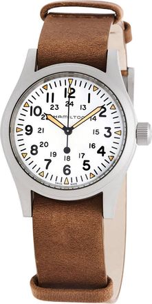 Hamilton Khaki Field Hand Wind White Dial Mens Watch H69439511