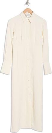 TWP Fiona Long Sleeve Shirtdress in Bone at Nordstrom Rack, Size 2