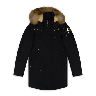 Moose Knuckles Black / Gold Stag Lake Parka Jacket