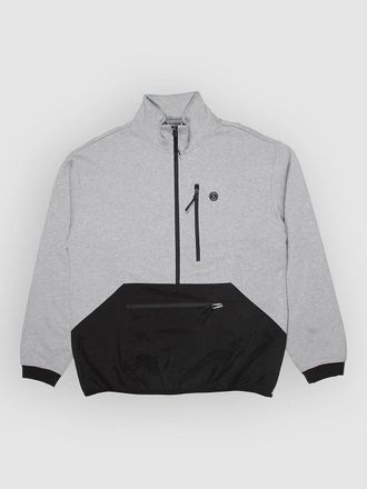 Salty Crew Quay Tech Half-Zip Fleece Trui grijs