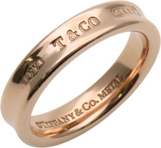 Tiffany & Co. Pink Metal Band Ring (Pre-Owned)