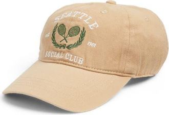 Treasure & Bond Embroidered Twill Baseball Cap in Seattle Social Club at Nordstrom