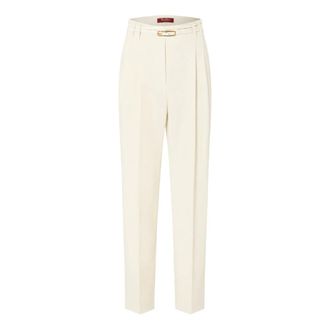 Max Mara Mujer, Pantalones, Blanco, Talla: XS