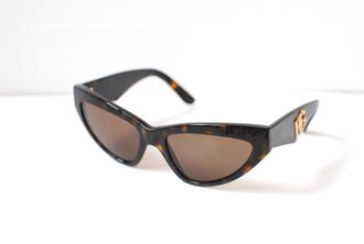 Dolce & Gabbana Black Acetate Cat Eye Sunglasses