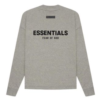 Fear of God SS22 Long Sleeve T-Shirt Dark Oatmeal FOG-SS22-609
