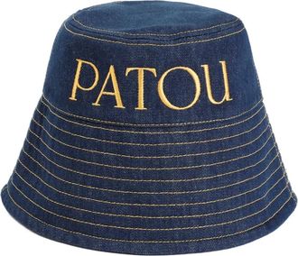Patou Denim Bucket Hat - unisex - Hoeden - Blauw - XS - Denim - Accessoires