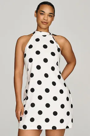 Hutch Polka Dot A-Line Dress