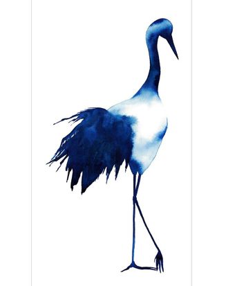 Empire Art Direct Ink Drop Crane 1 Wall Art