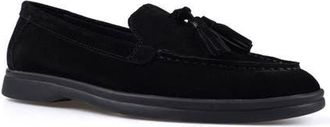 Artisan by Zigi Plymouth Tassel Loafer in Black Suede at Nordstrom, Size 11