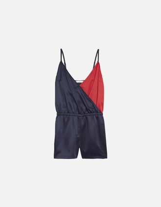 Tommy Hilfiger Womens Colour Blocked Playsuit, Navy Blazer - Size: 10/8