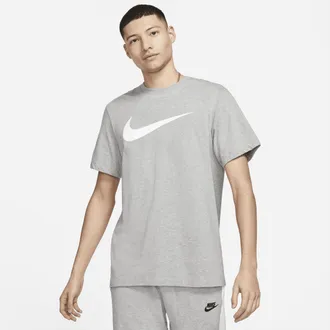 Nike Mens Nike Sportswear Swoosh T-Shirt in Grey | DC5094-063
