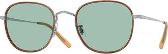 Oliver Peoples OV1375T Mehr 5036 Mens Sunglasses Silver Size 50