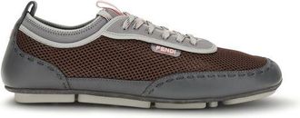 Fendi Multicolor Calf Leather Bos Taurus Athletic Mens Sneakers