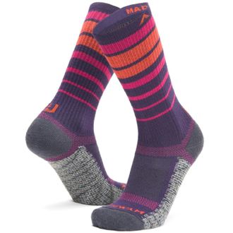 Wigwam Ultra Cool-Lite Striped Crew Socks Purple M