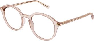 Gucci Ronde Optische Montuur - Dames - Brillen - Beige - 51 MM - Accessoires