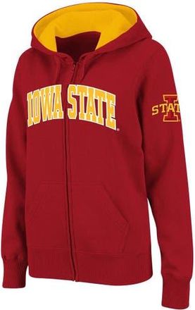 Colosseum Womens Stadium Athletic Cardinal Iowa State Cyclones Arched Name Full-Zip Hoodie at Nordstrom, Size Medium