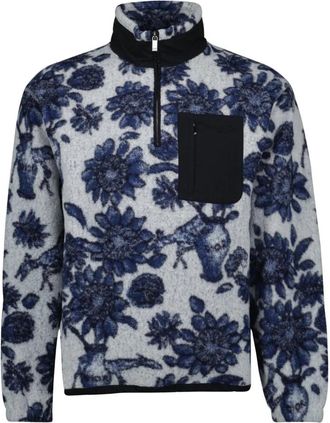 Dior Blauw en wit Bicolor Sweatshirt - Heren - Zomerjassen - Blauw - M - Wol - Jassen