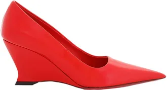 Ferragamo Ferragamo Ladies Red Viola Wedge-Heeled Pumps