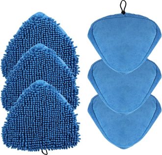 OEM Este Paquete De 6 Almohadillas Triangulares Para Mopa De Vapor Es Reutilizable, Lavable Y Compatible Con La Mayor&iacute;a De Las Marcas Y Modelos De Mopas D